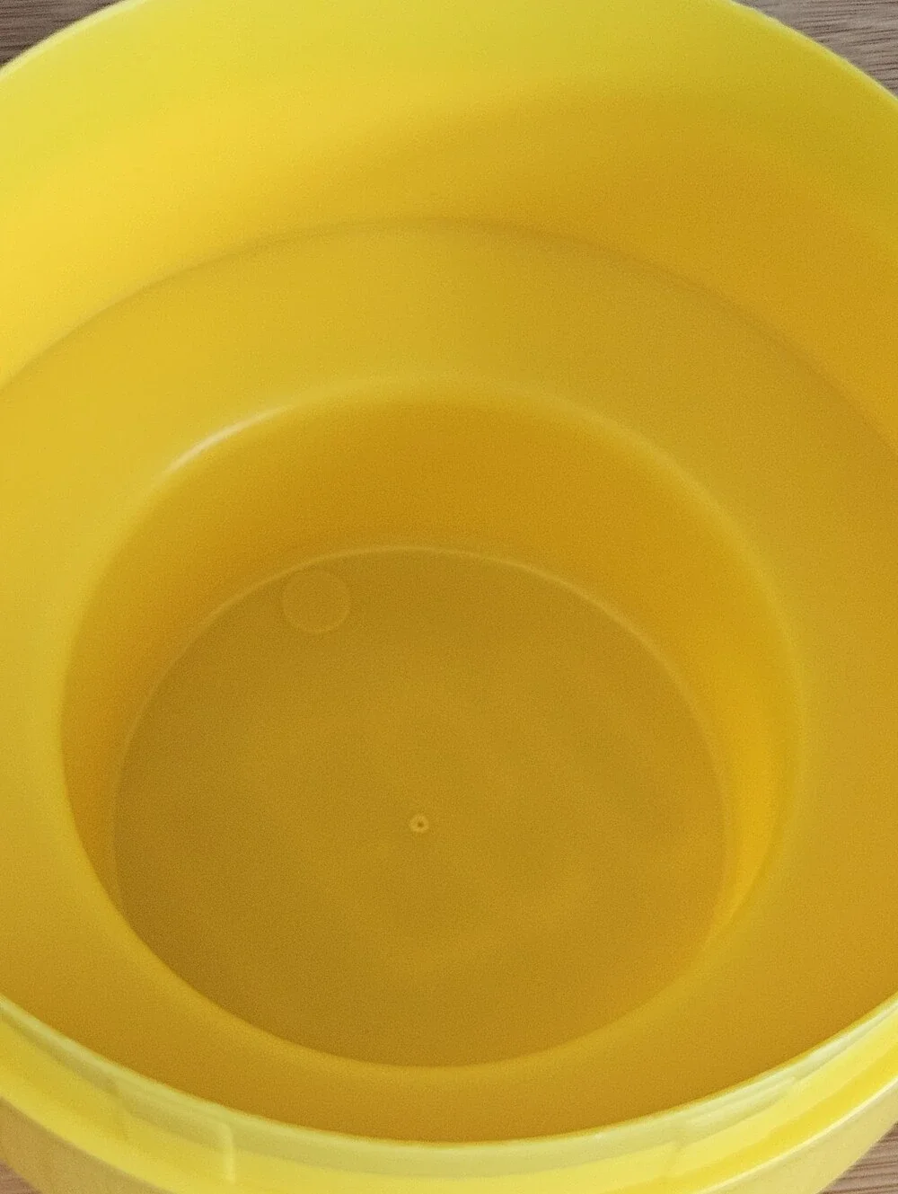 LEGO Yellow Stackable Storage Brick Canister Made In Poland